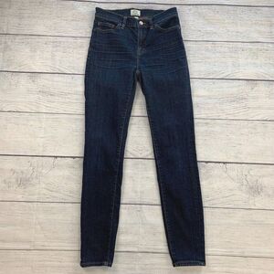 J. Crew Jeans 26 Lookout  High Rise Skinny Dark Wash